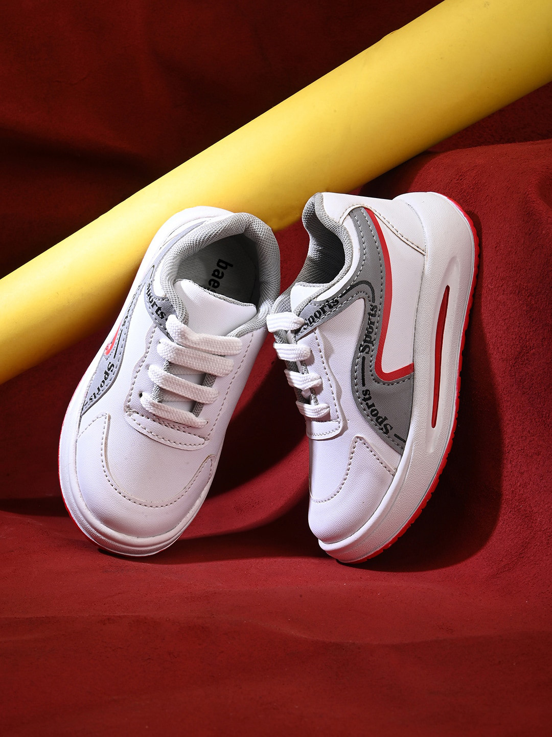 BAESD Kids Water Repellent Upper Lace-Up Running Shoes