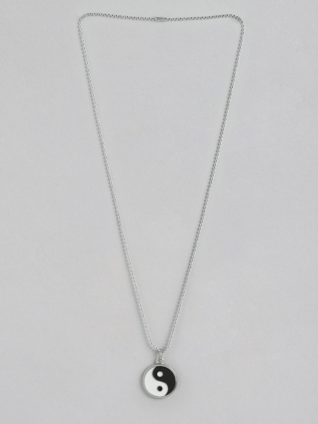 PARIS HAMILTON Men Yin Yang Round Pendant with Chain