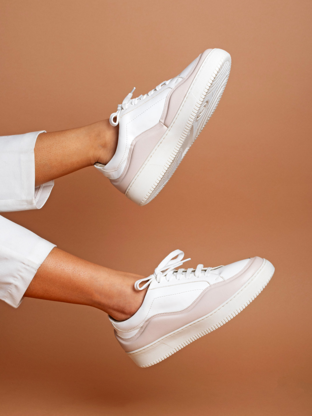 CAI Women Colourblocked 3D Embossed Wave Sneakers