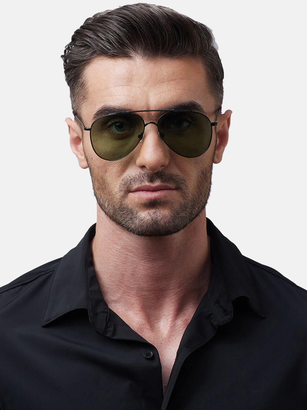 Shisen Fox HIKOSHI BLACK Unisex Sunglass 56