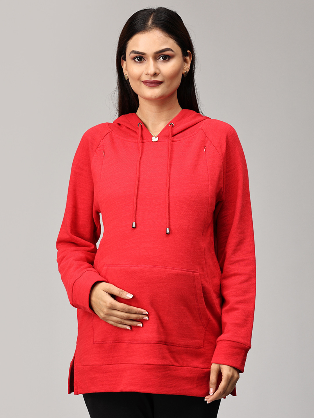 The Mom Store Hooded Maternity Sweatshirt