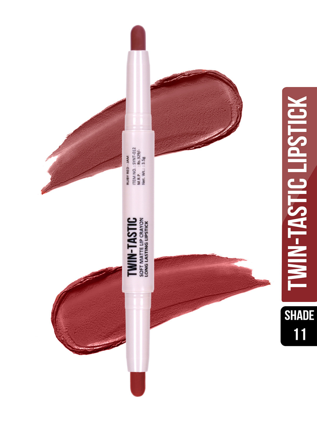 SHRYOAN Twin-Tastic Soft Matte Lip Crayon 3.5g - SH11