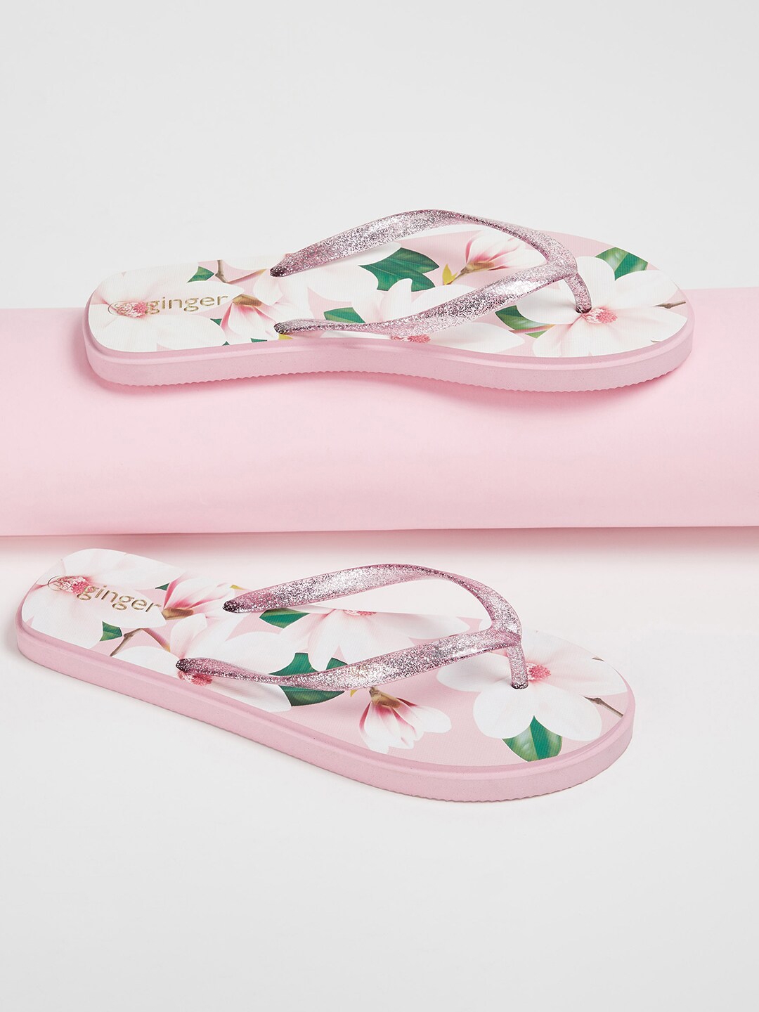Buy Ginger By Lifestyle Women Printed Thong Flip Flops Flip