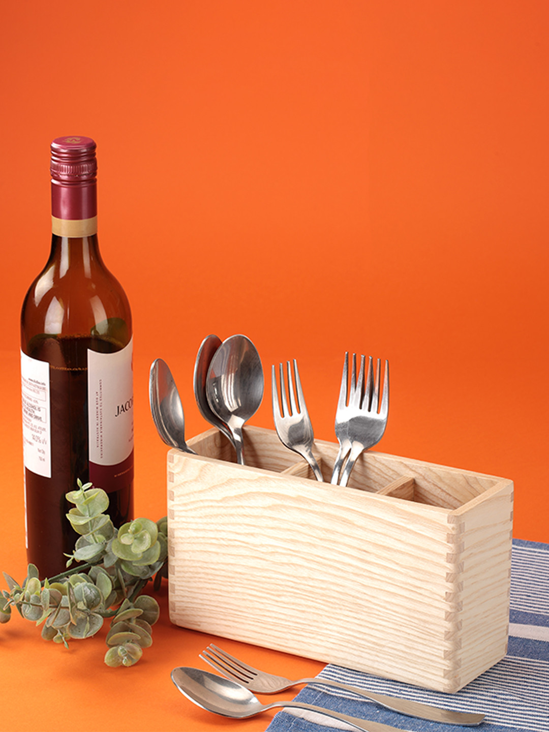 UTOPIA Cresta Cutlery Caddy (Ash Wood)