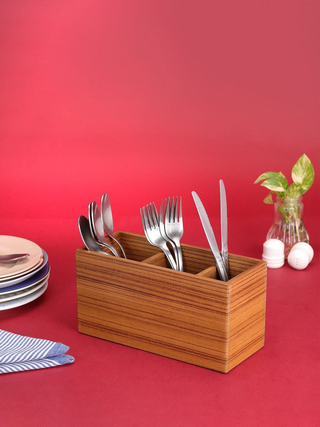UTOPIA Teakogram Cutlery Caddy