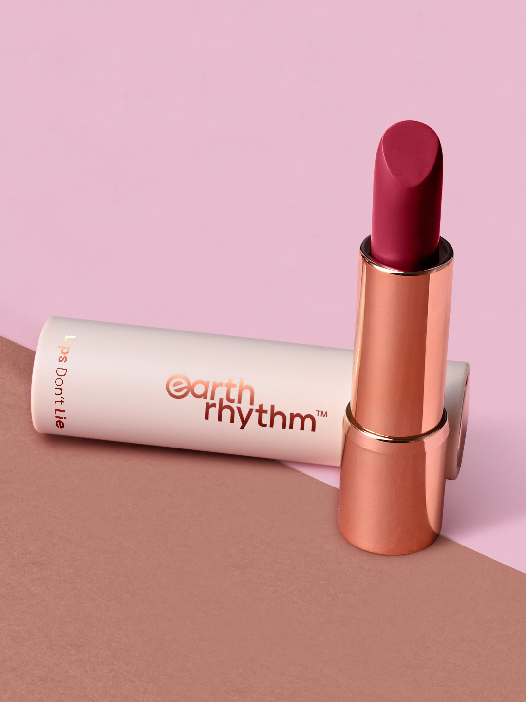 Earth Rhythm Lips Don't Lie  SPF 15 Serum Lipstick 3.8g - Gulabo