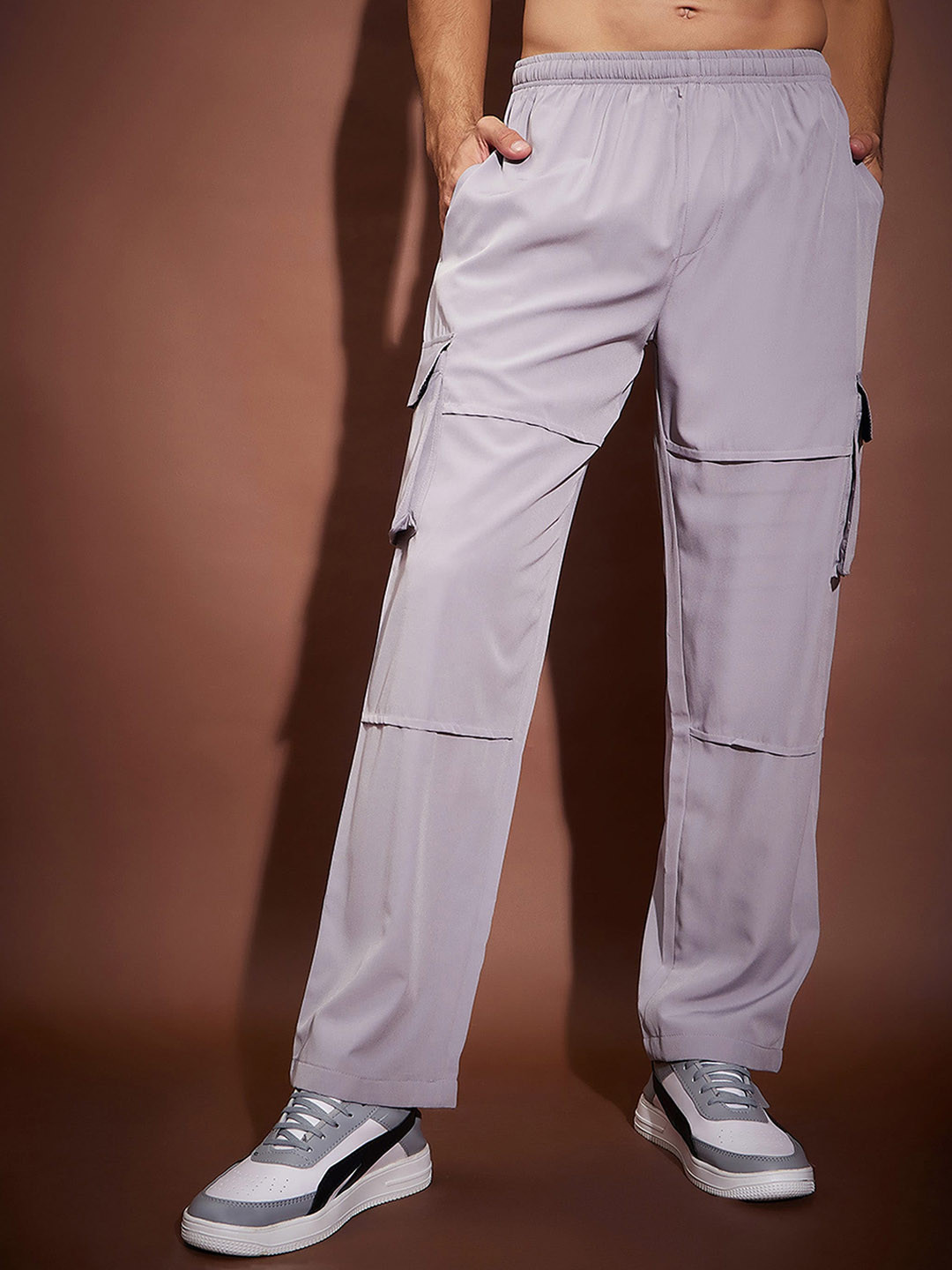 MASCLN SASSAFRAS Men Relaxed Straight Leg Straight Fit Non Iron Cargos