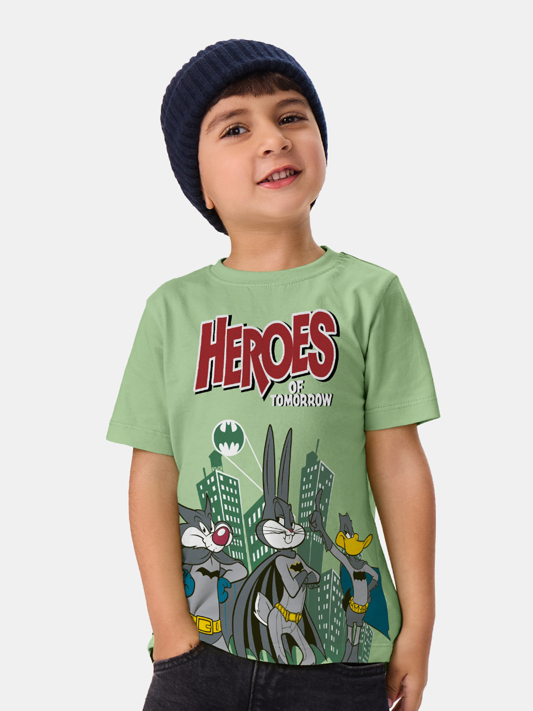 The Souled Store Boys Looney Tunes Printed Pure Cotton T-shirt