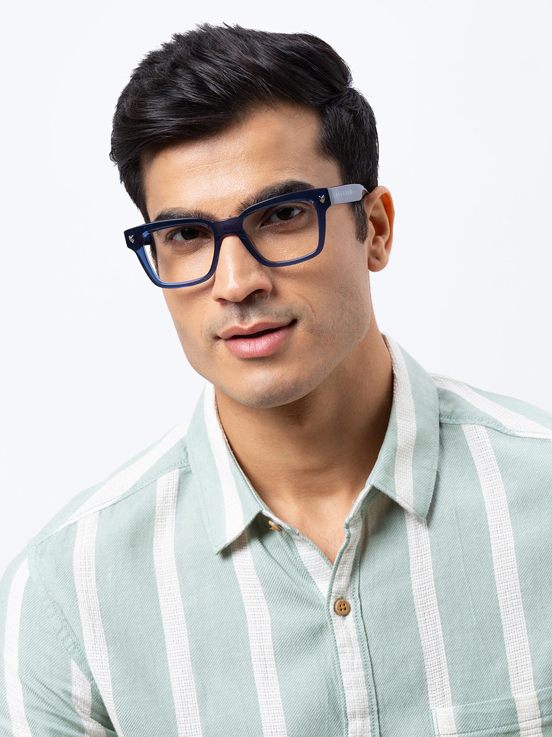 Shisen Fox OKINAWA SAPPHIRE Unisex Eyeglass 52