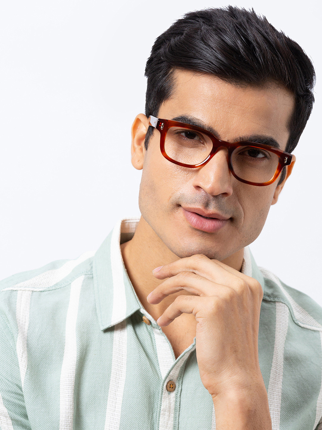 Shisen Fox TAIYO HAVANA Unisex Eyeglass 50