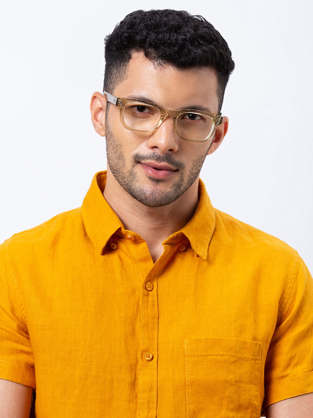 Shisen Fox TAIYO OLIVE Unisex Eyeglass 50