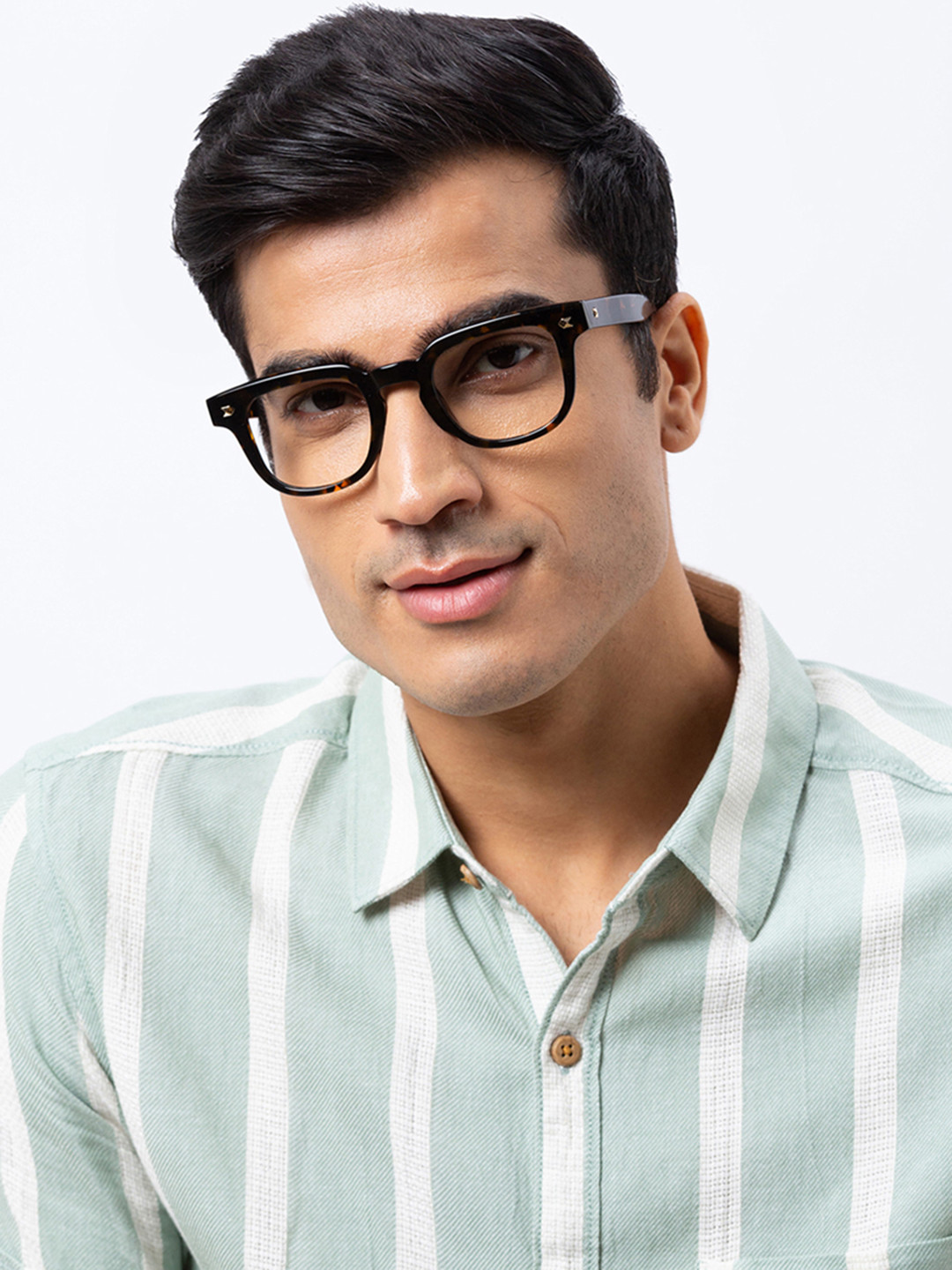 Shisen Fox OSAKA DARK HAVANA Unisex Eyeglass 48