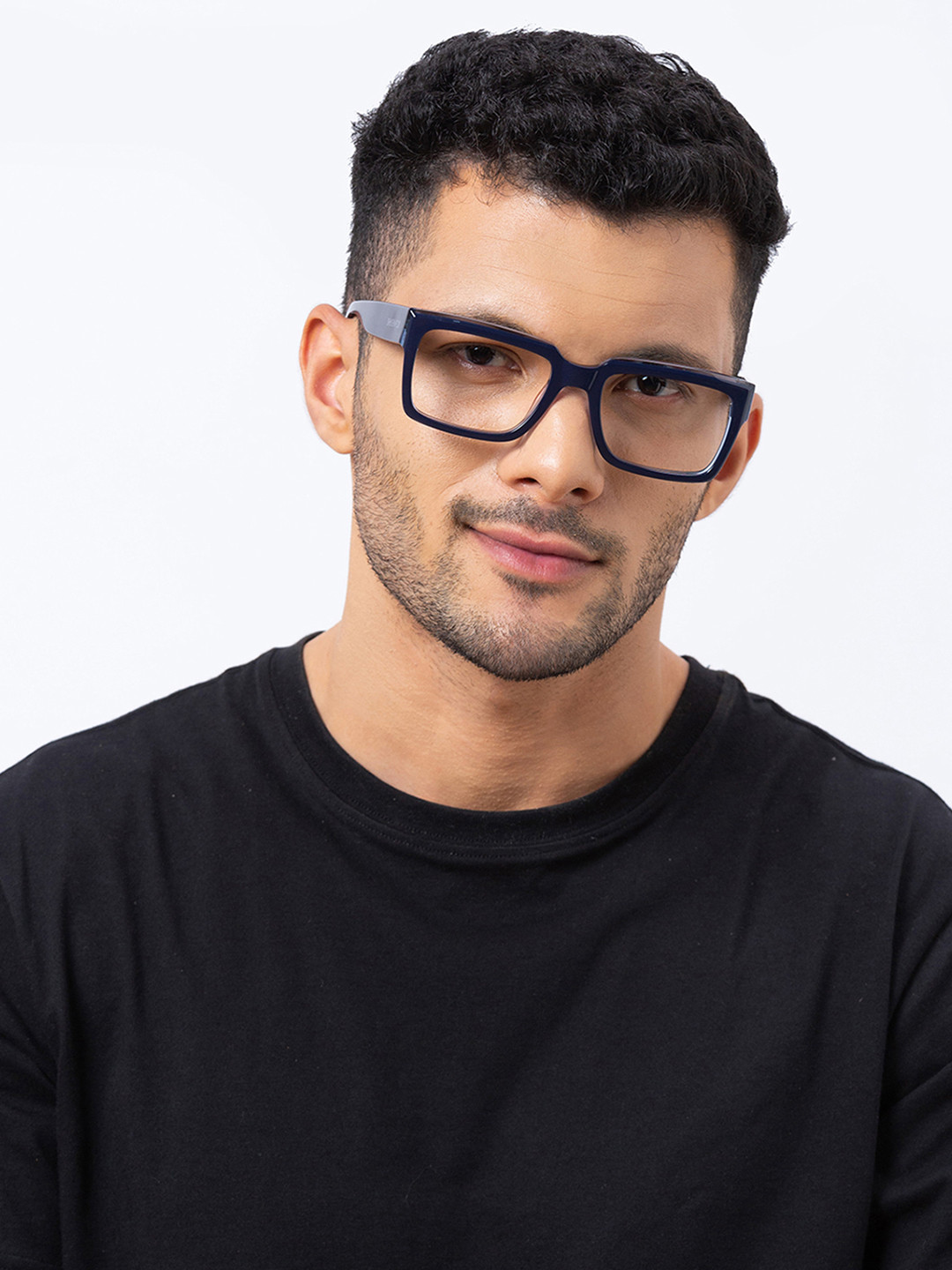 Shisen Fox KOKORO BLUE CRYSTAL Unisex Eyeglass 54