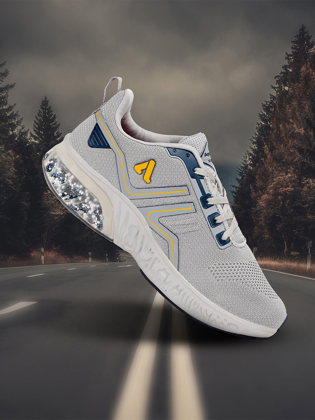 Aqualite Men Max Cushioning Revitalizing Bounce Lightweight Running Shoes