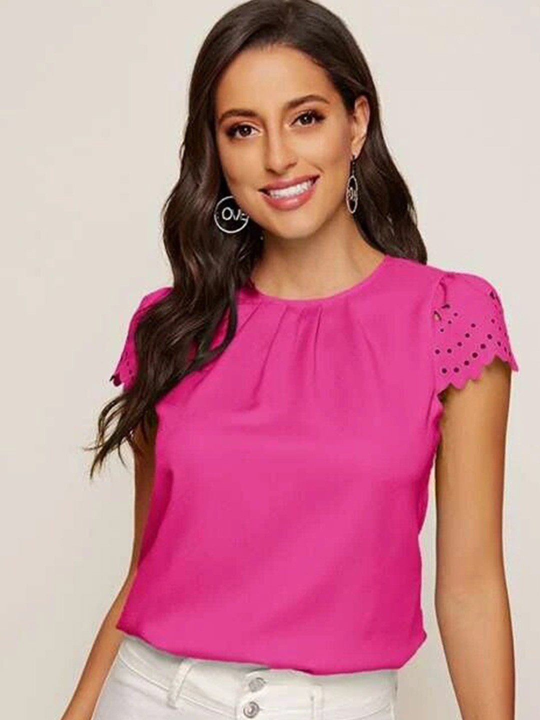 Stylecast X Slyck Puff Sleeve Regular Top