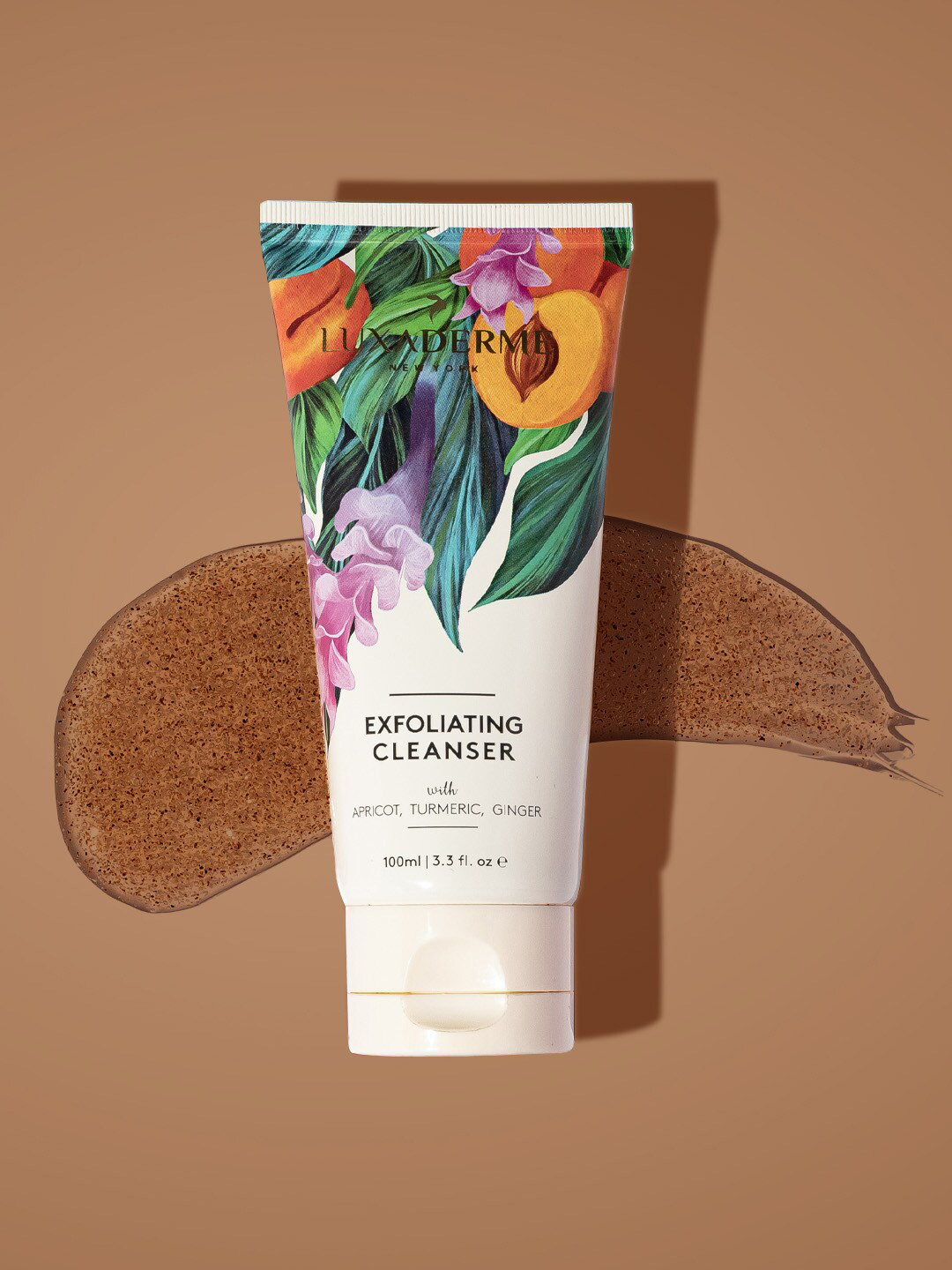 LuxaDerme Exfoliating Cleanser With Apricot Turmeric 100ml