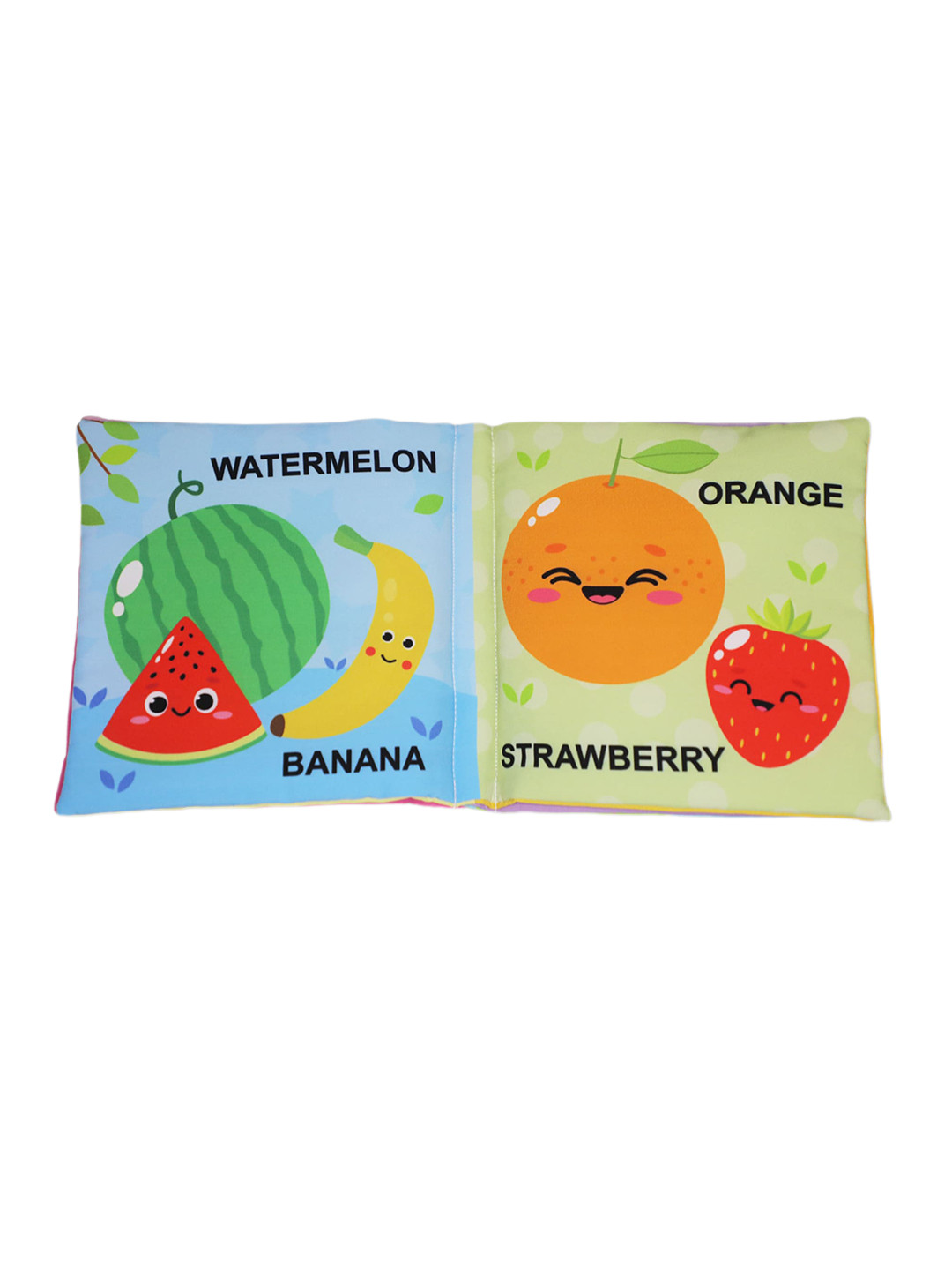 Dreamland Kids My First Cloth Book Fruit & Vegetables with Squeaker & Crinkle Paper