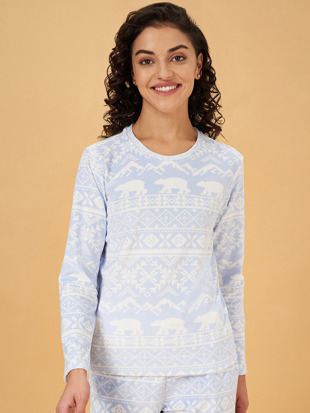 Dreamz by Pantaloons Graphic Printed Velour Pullover Sweatshirt