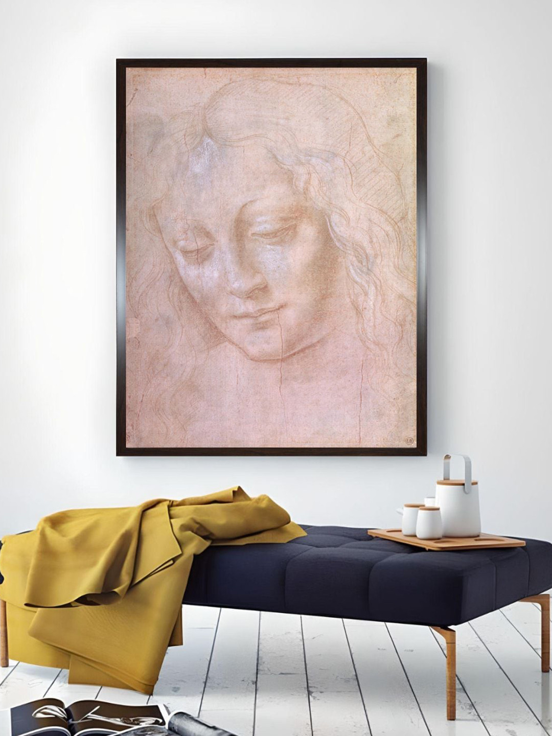The Art House Pink Head Of A Woman Painting Wall Art