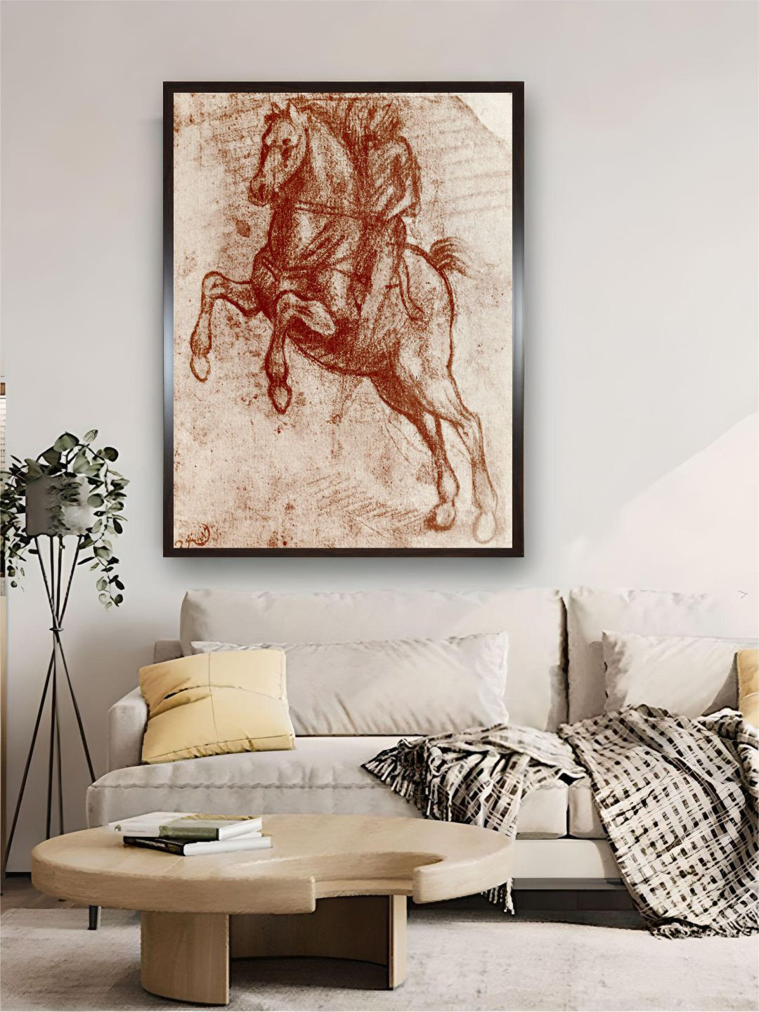 The Art House Wood Wall Rectangle Paintings Wall Art - 9.4 x 7In