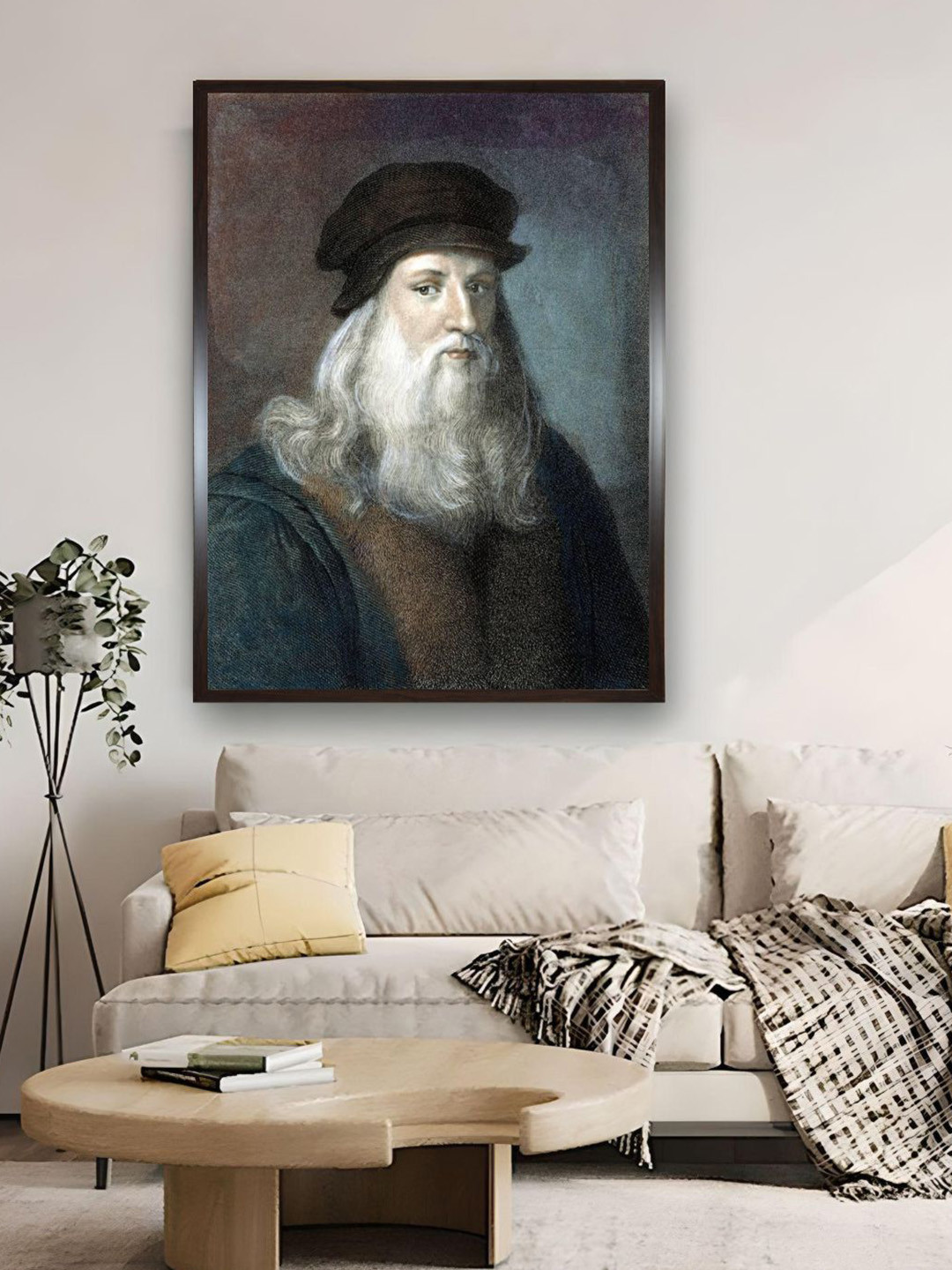 The Art House Brown Leonardo Da Vinci Painting