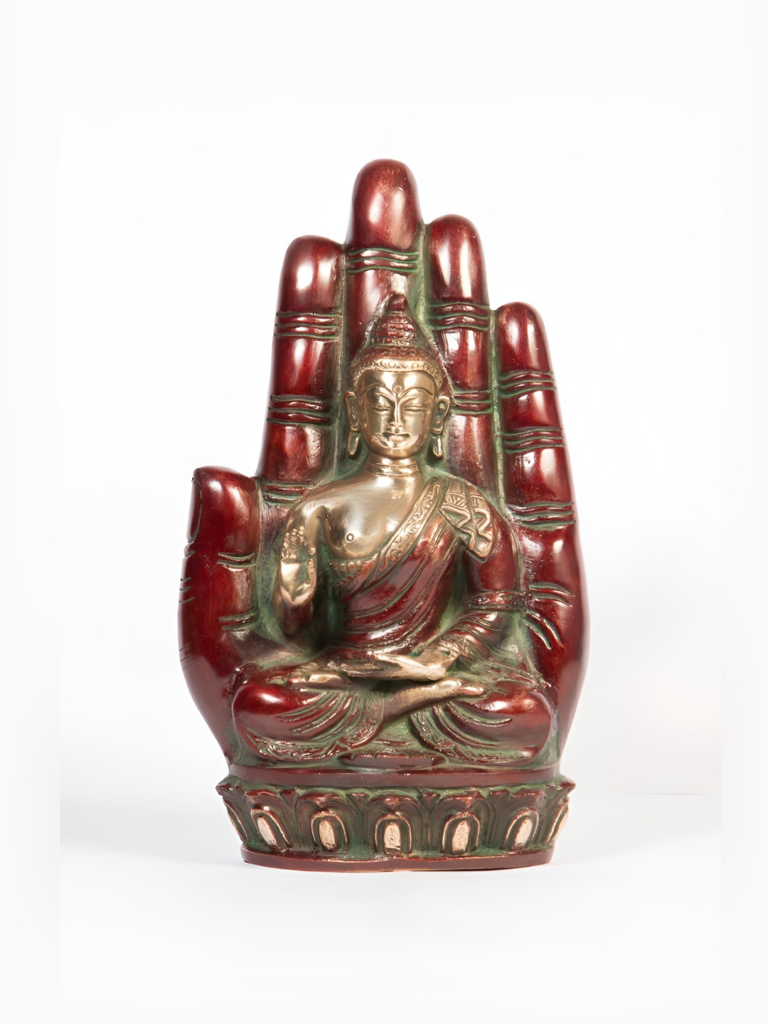 Arihant Craft Copper Brass Metallic Home Office Small Showpiece - 9 Inches