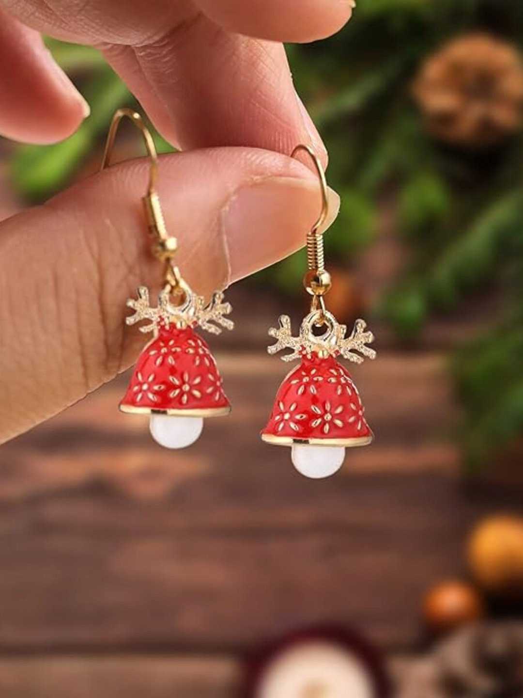 EL REGALO Christmas Contemporary Drop Earrings