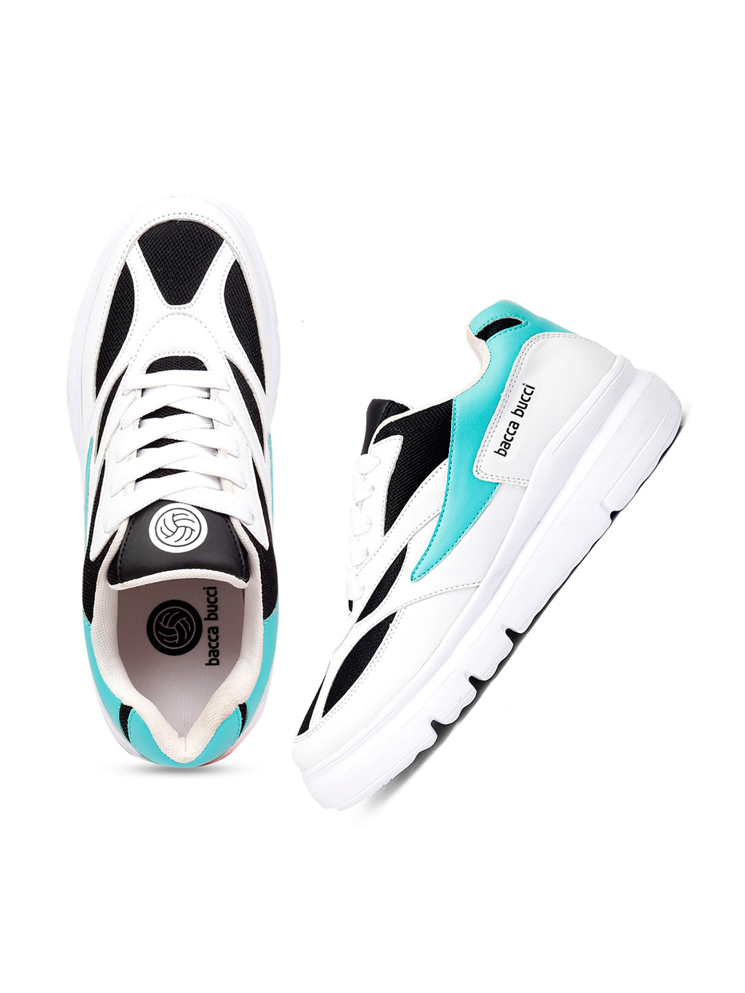 bacca bucci Men URBAN RETRO Colourblocked Comfort Insole Sneakers