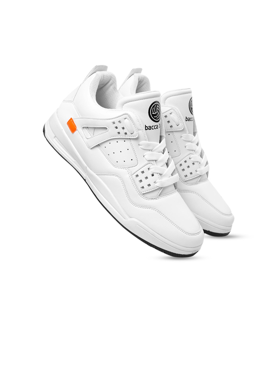 bacca bucci Men ULTRAFORCE Mid Top Textured Lightweight Comfort Insole Sneakers