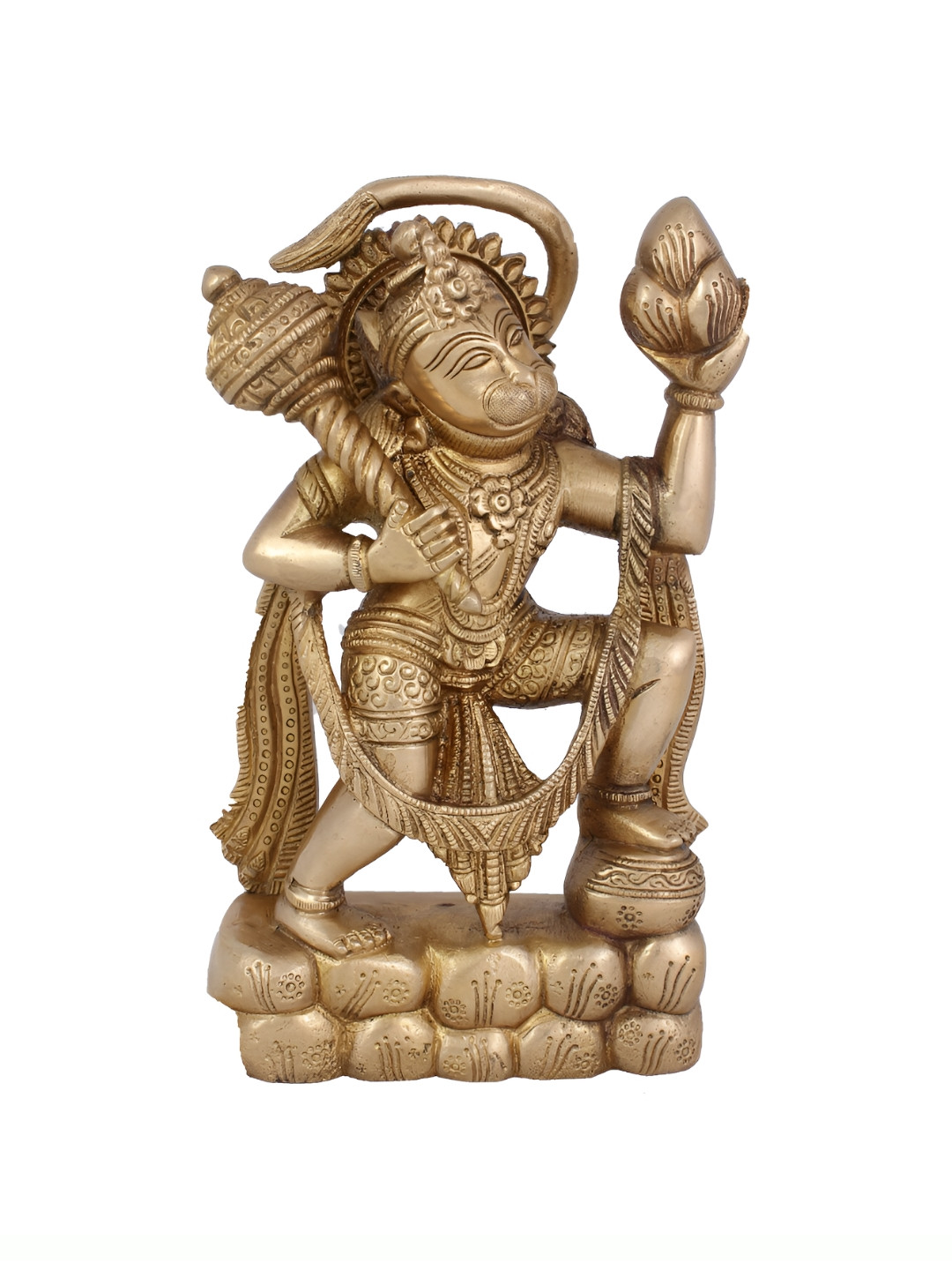 Arihant Craft NA Brass Metallic Prayer Room Small Showpiece - 9 Inches