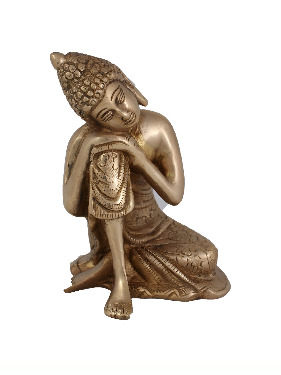 Arihant Craft Bronze Brass Metallic Living Room Small Showpiece - 6 Inches