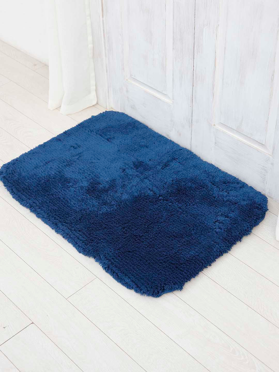 Ariana Navy Blue Supersoft 2800 GSM Microfibre Bath Rug