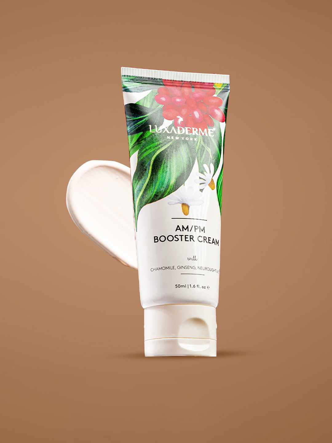 LuxaDerme AM PM Booster Cream With Chamomile & Ginseng - 50ml