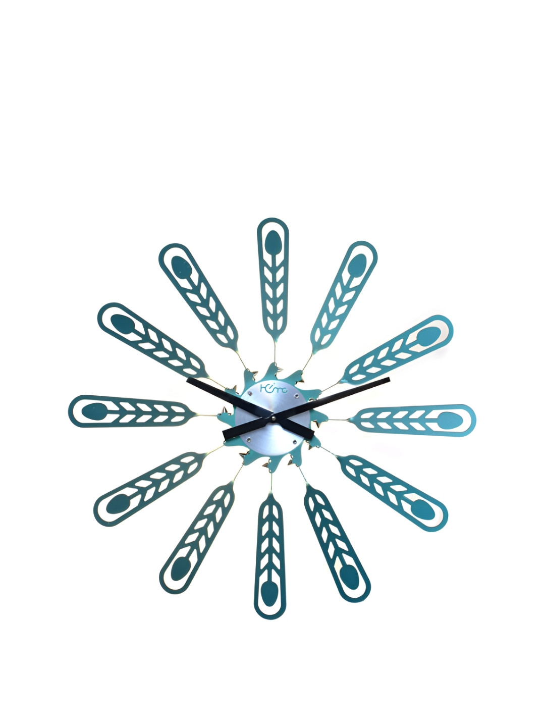 DIAMANTE A LA MODE Blue Contemporary Wall Clock