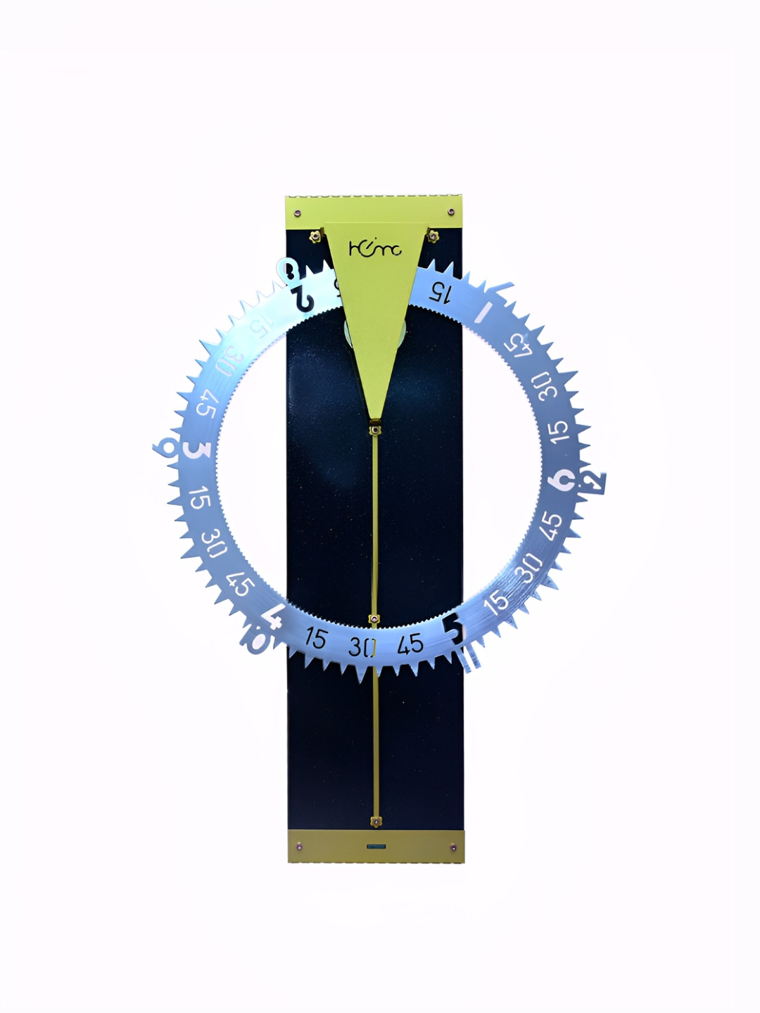 DIAMANTE A LA MODE Blue and Black  Contemporary Wall Clock