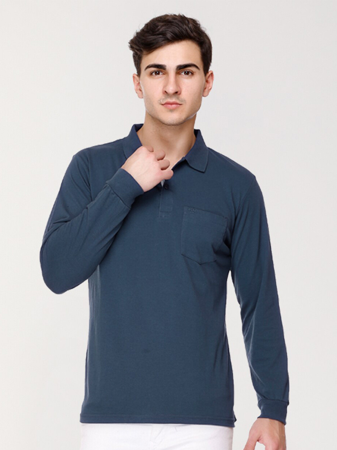 ARRAY Polo Collar Cotton T-shirt