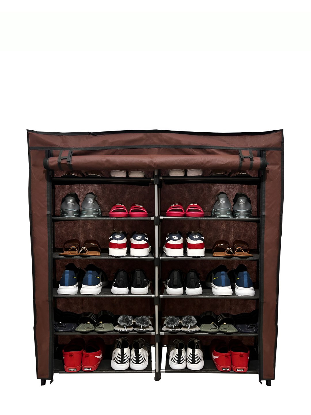 Urban Choice Brown 12 Layer shoe rack