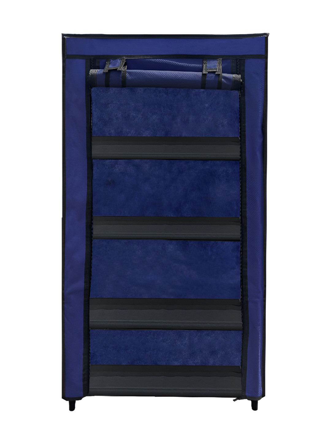 Urban Choice Blue Non Woven Waterproof 6 Layered Shoes Rack