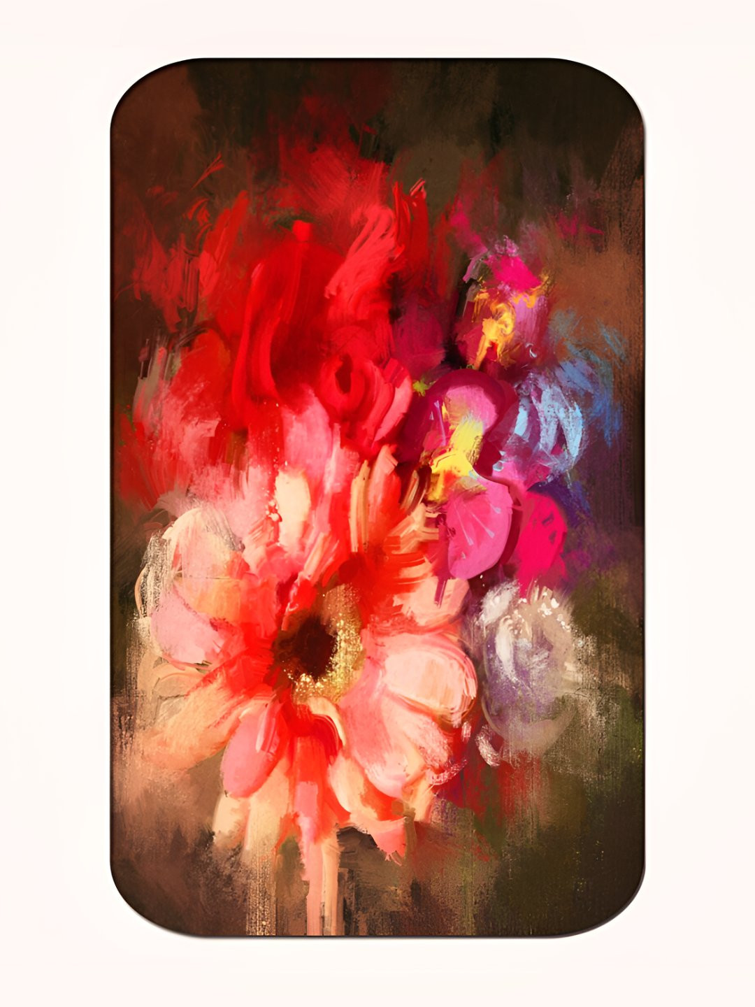 Casperme Wood Wall Rectangle Paintings Wall Art - 36 x 18 In