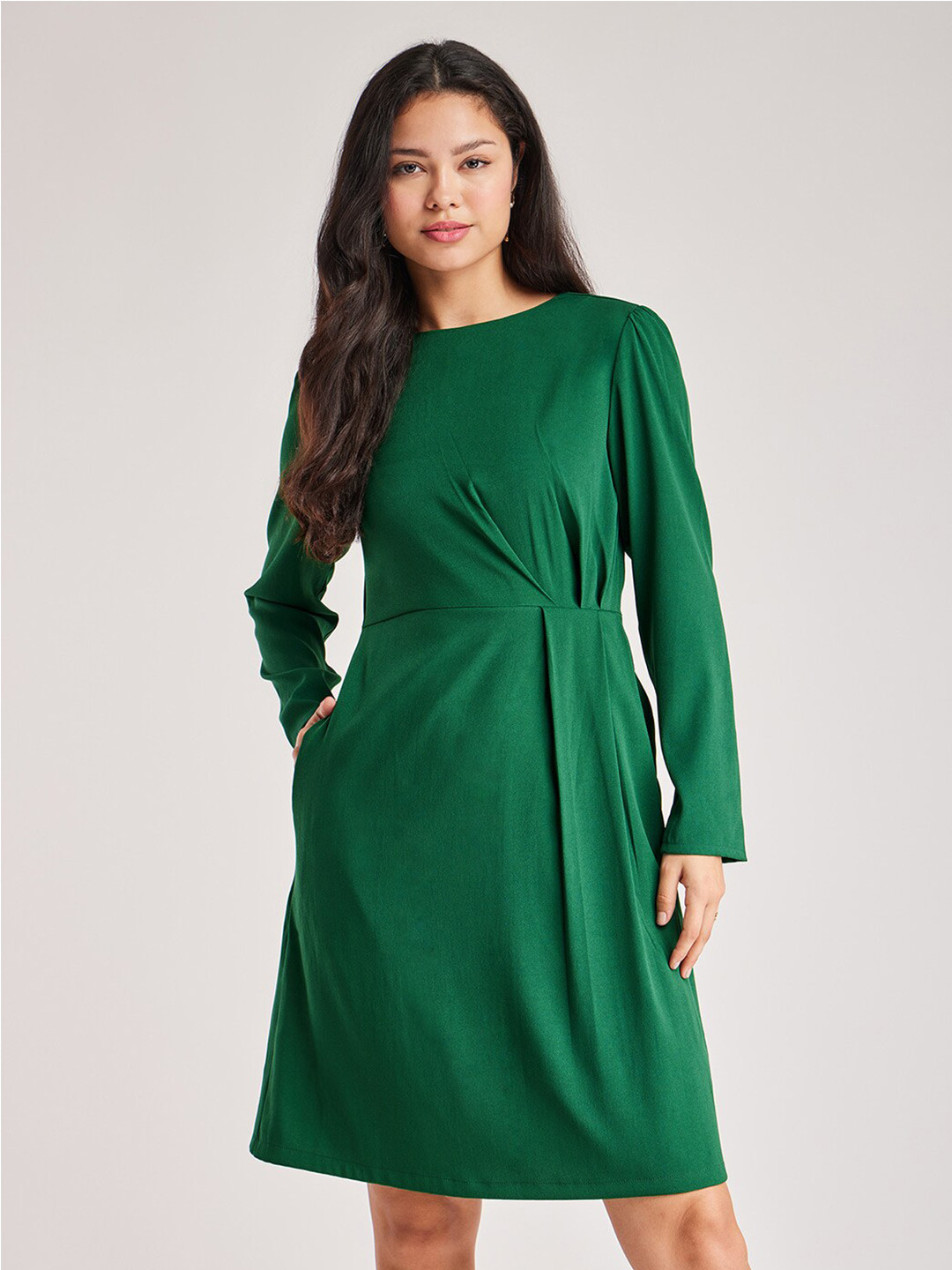 FableStreet Long Sleeves A-Line Dress