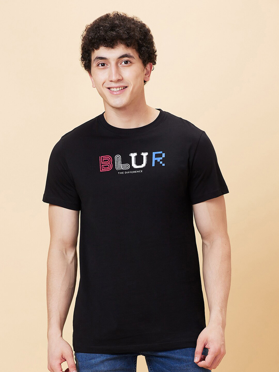 Being Human Typography Printed Round Neck T-shirt