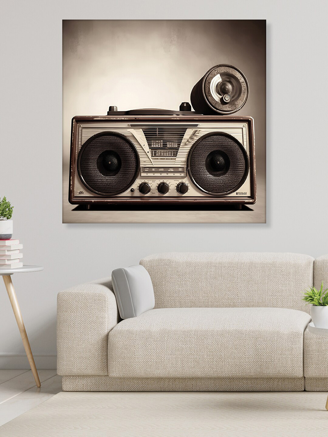 RANDOM Canvas Wall Square Photographs Wall Art -24 x 24In