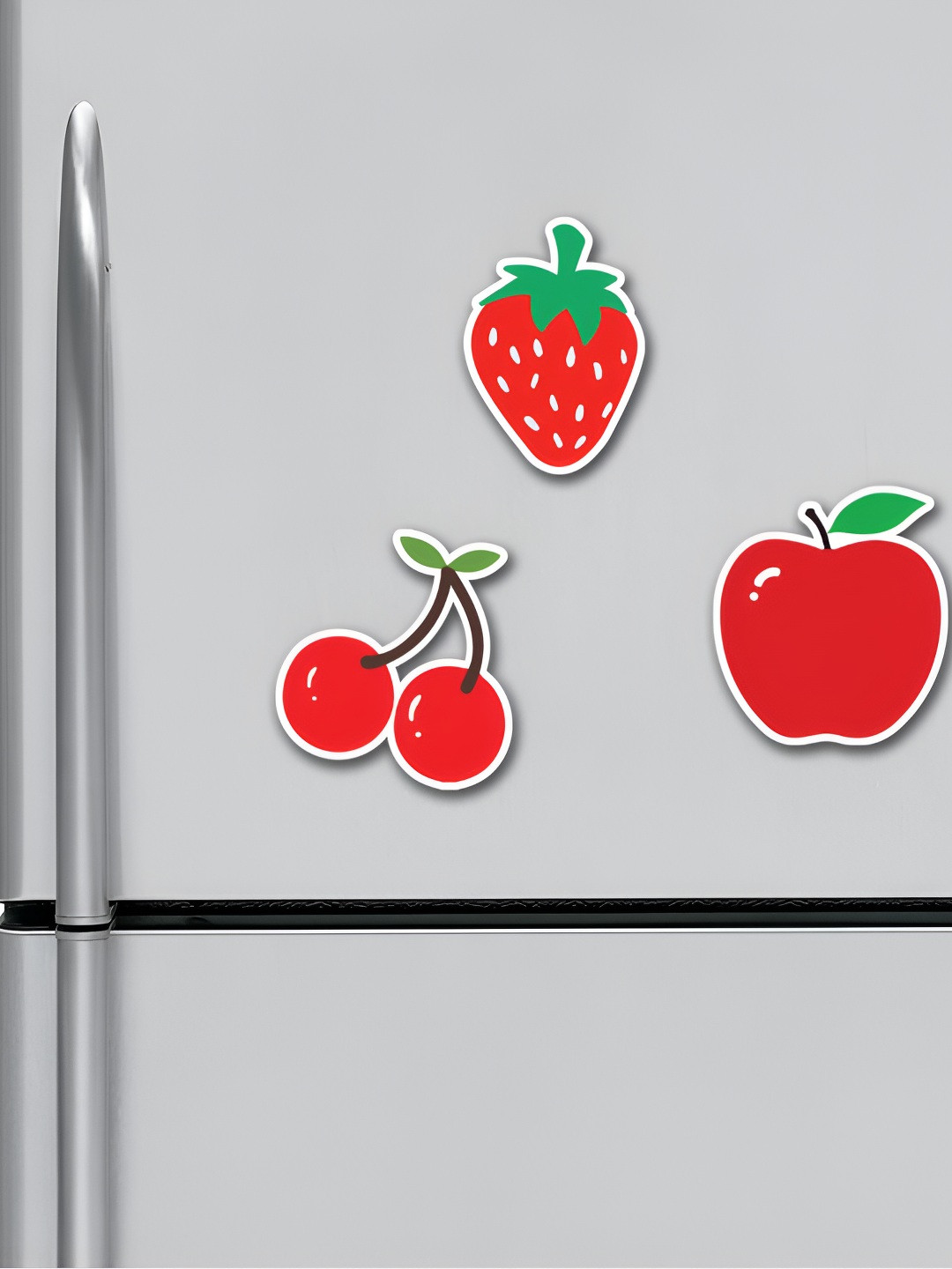 ARTBUG Red & Green 3 Pieces Printed Fridge Magnets