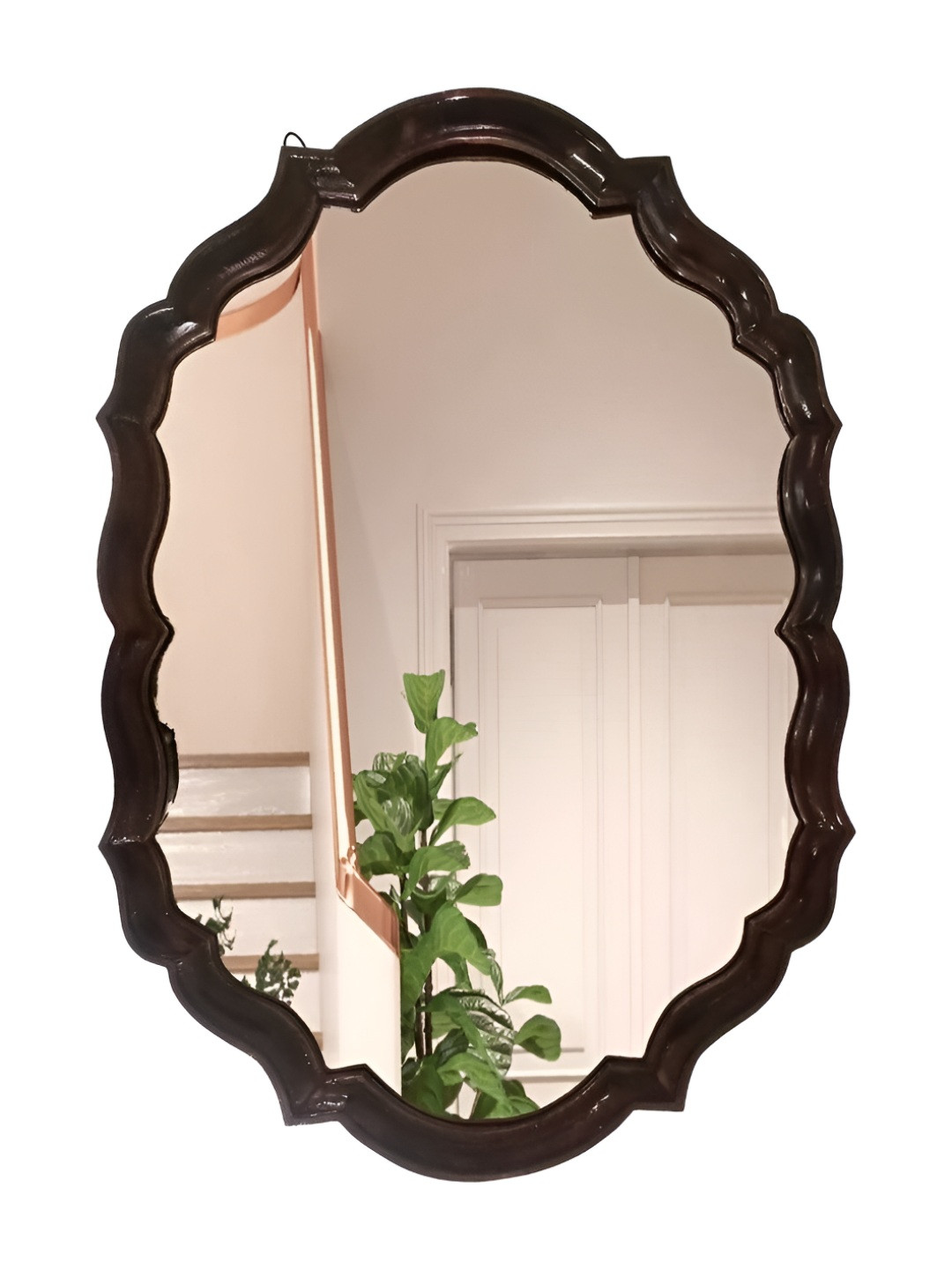 CasaGold Brown Morrocan Antique Decorative Wall Mount Mirror