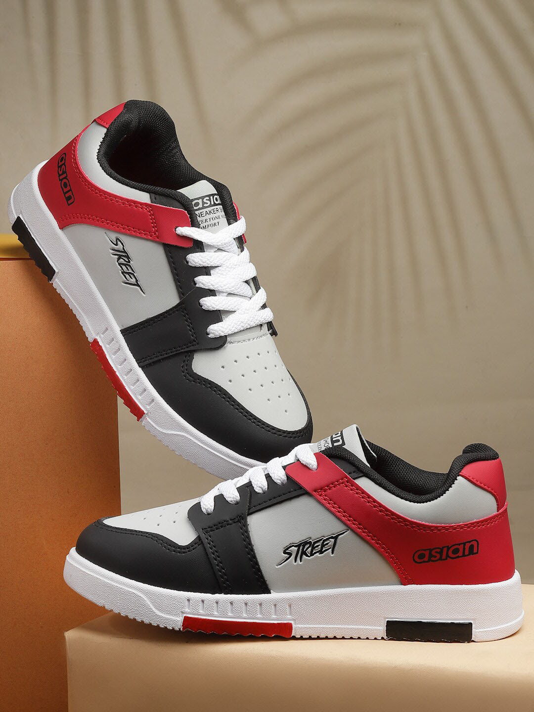 ASIAN Boys TARZAN-04 Colourblocked Memory Foam Insole Sneakers