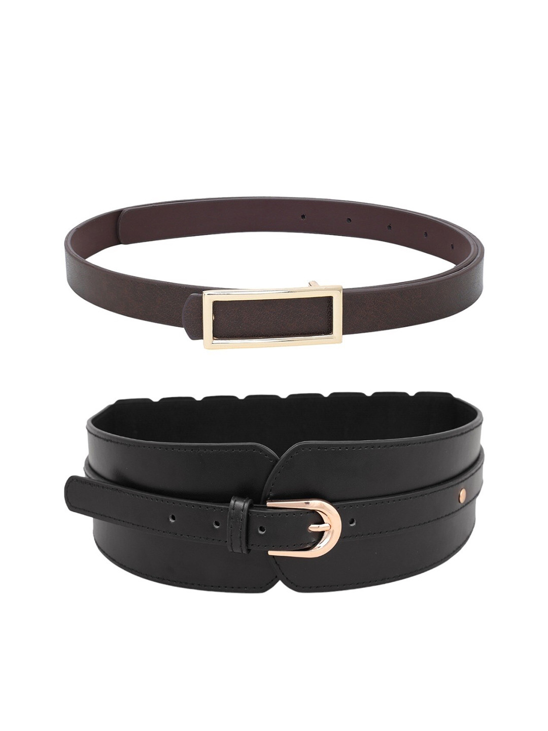 CRUSSET Women Set of 2 Belts
