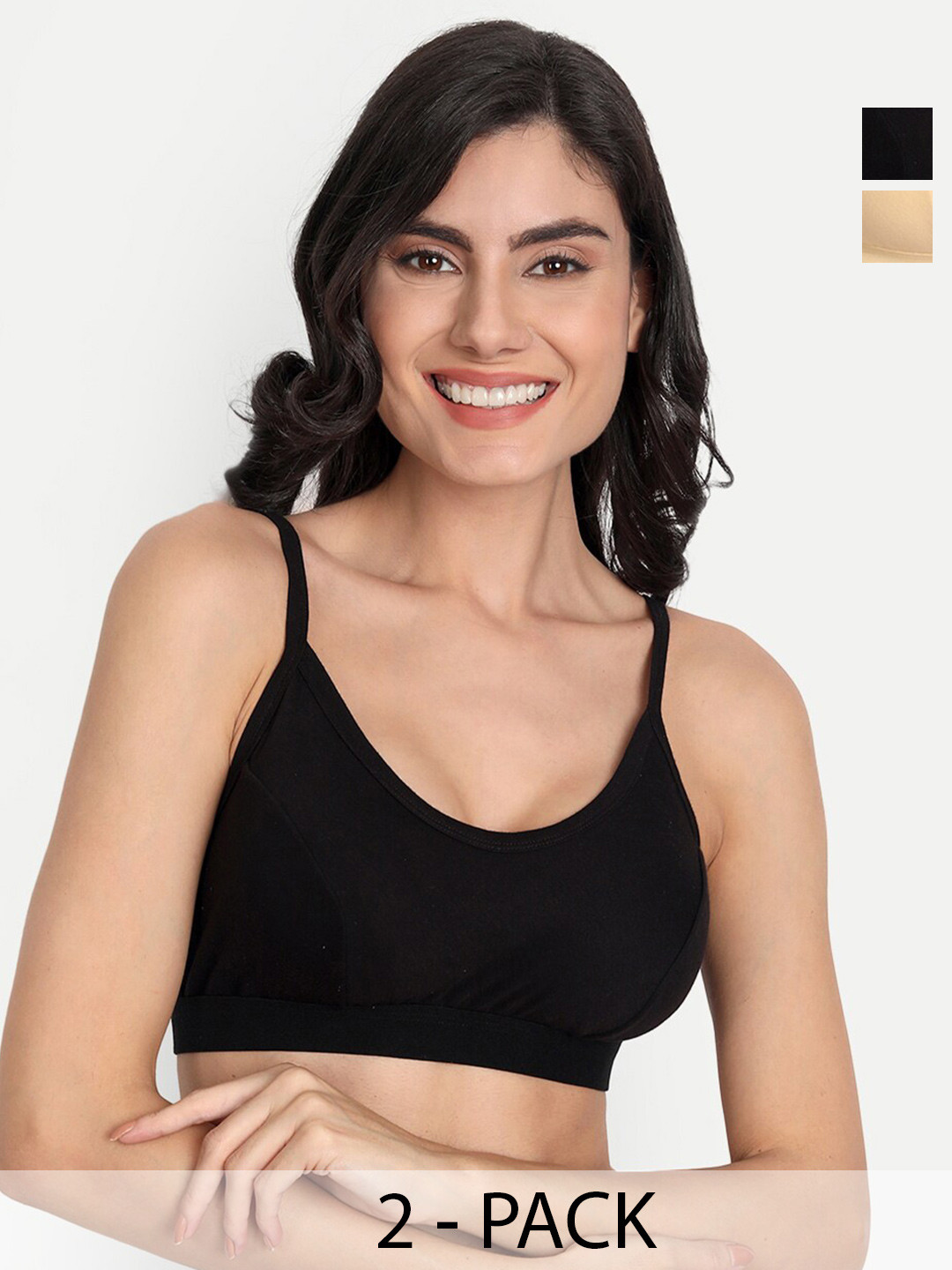 T.T. Pack Of 2 Full Coverage Everyday Bra