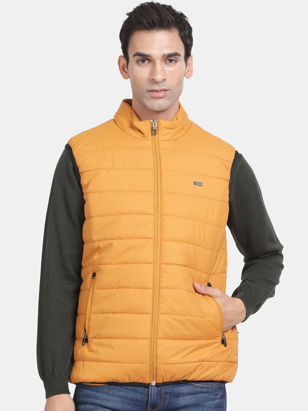 t-base Gillets Insulator Mock Collar Puffer Jacket