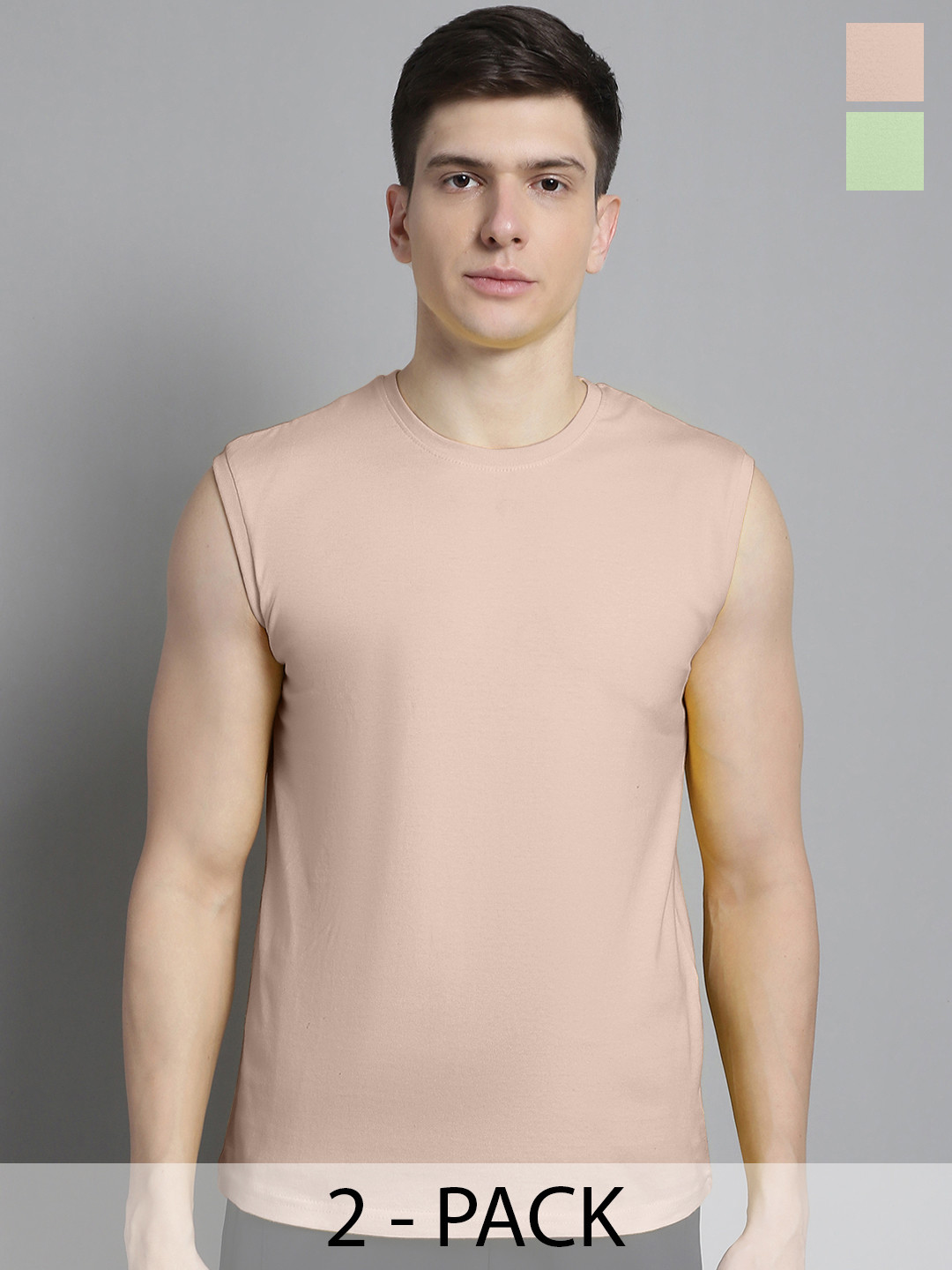 FBAR Men Coral & Sea Green 2 T-shirt