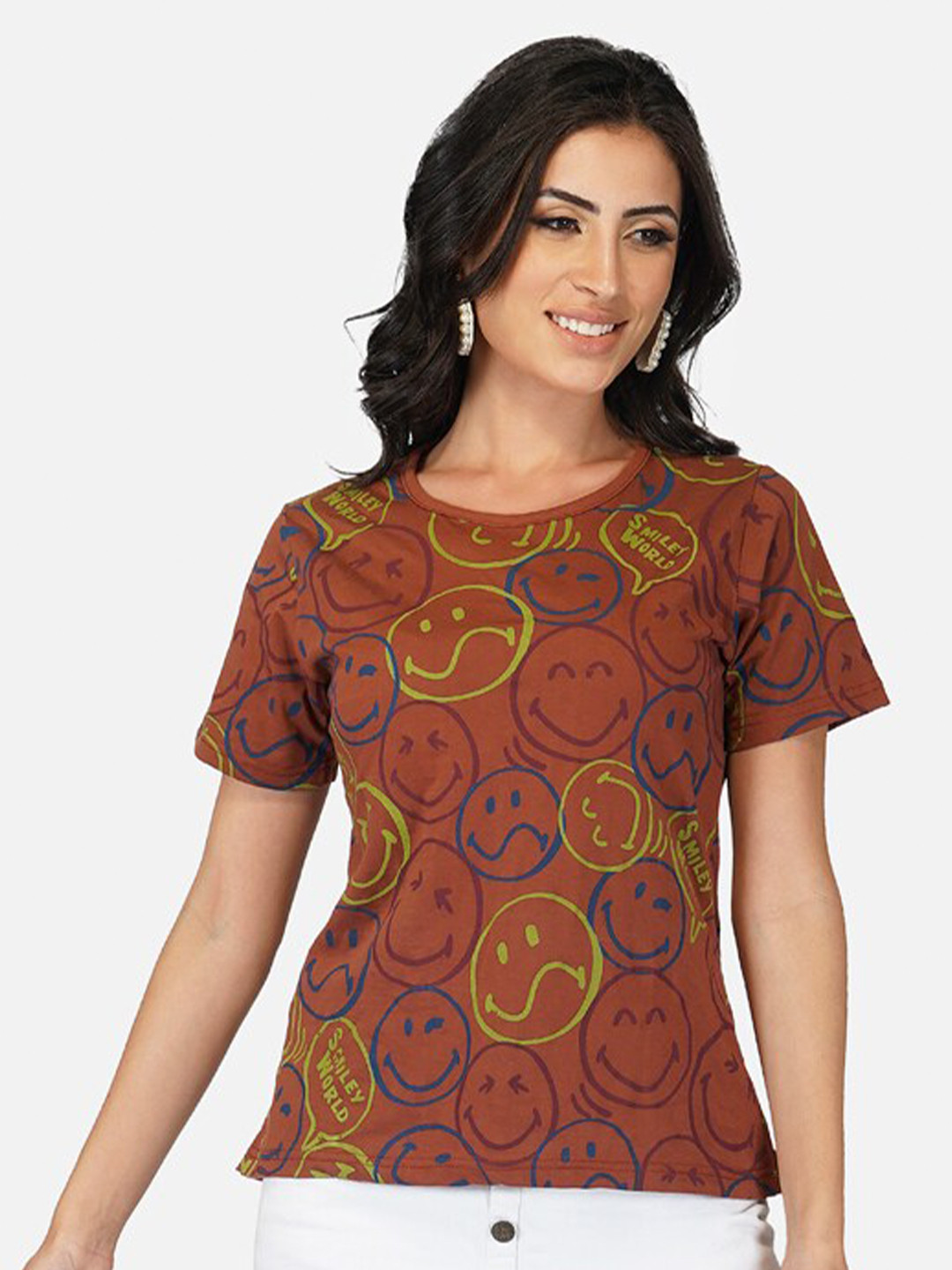 BASE 41 Graphic Regular Fit Pure Cotton T-shirt